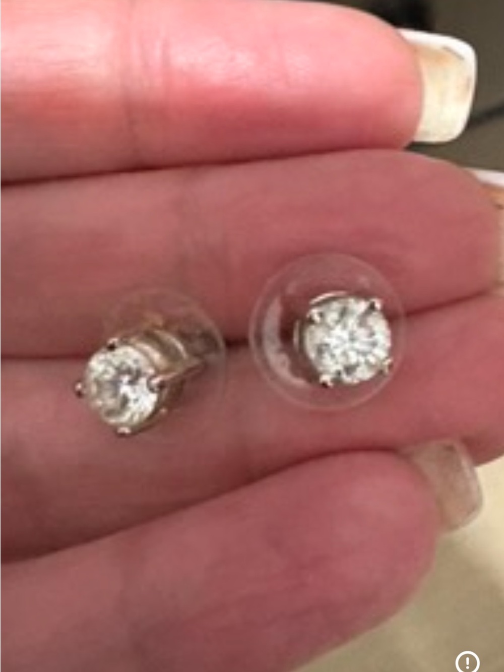 Classic Clear Crystal Stud Earrings - Women Jewelry